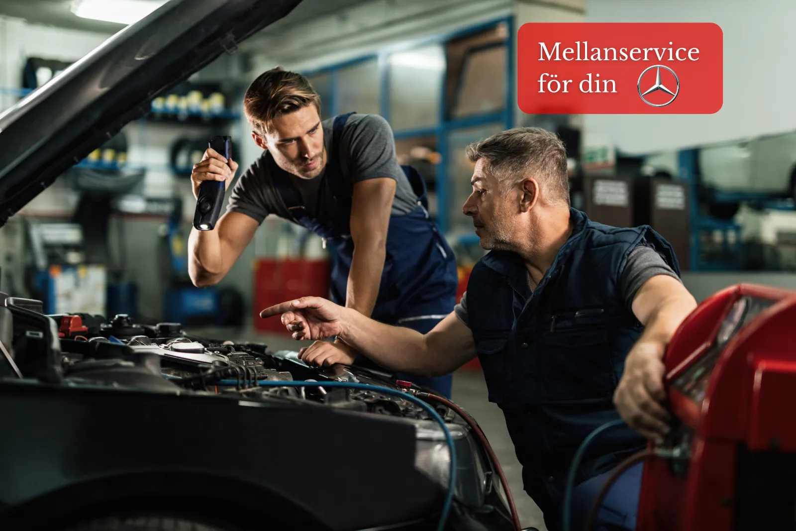 När behöver Mercedes-Benz mellanservice